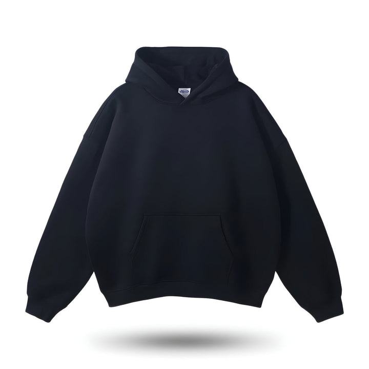 Oversized Grijze Heren Hoodie Met Zakken - Virendo