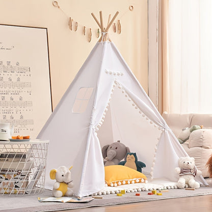 TinyHaven Tipi Tent - Speels en Comfortabel voor Binnen en Buiten