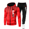 Heren Tracksuit met Rits en Print