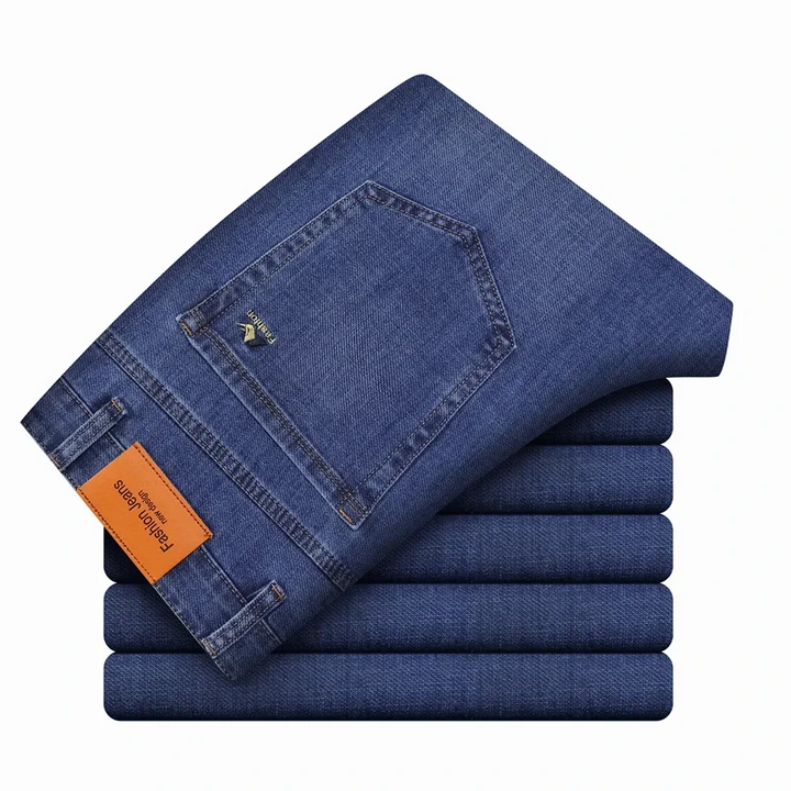 Klassieke Heren Denim Jeans Met Stretch - Francis