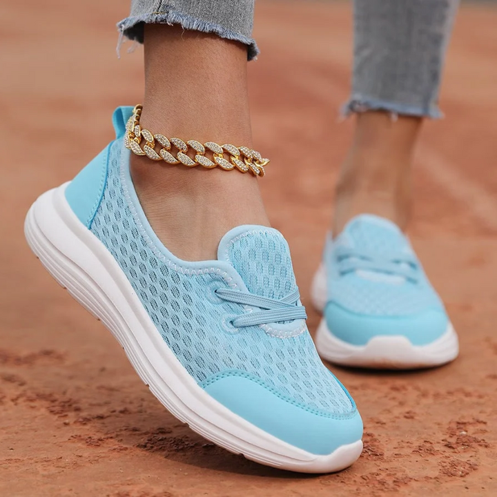 Dames schoenen met zachte zool en mesh voor orthopedisch comfort