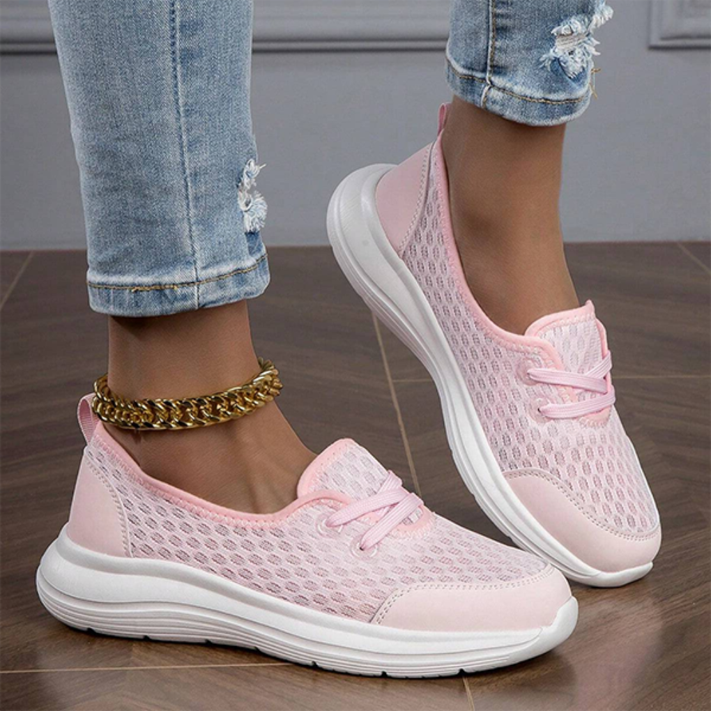 Dames schoenen met zachte zool en mesh voor orthopedisch comfort