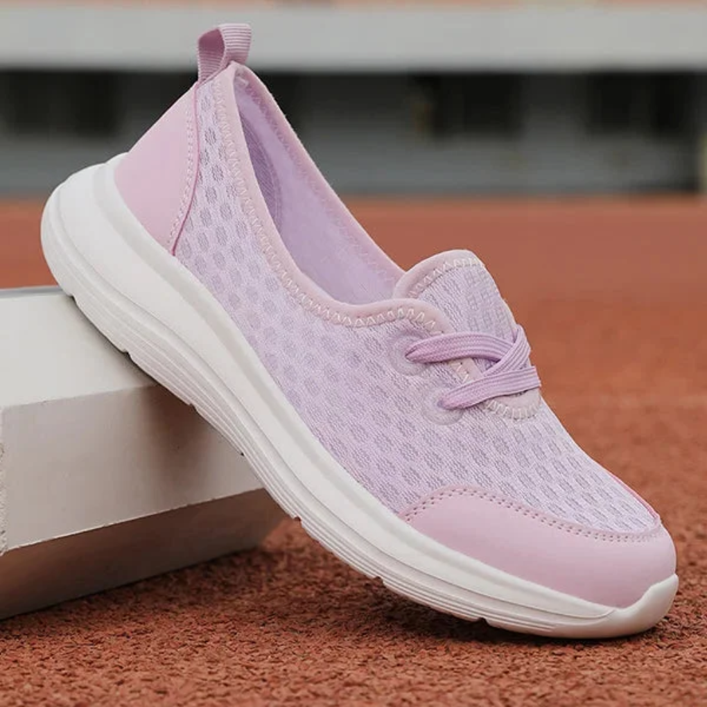 Dames schoenen met zachte zool en mesh voor orthopedisch comfort