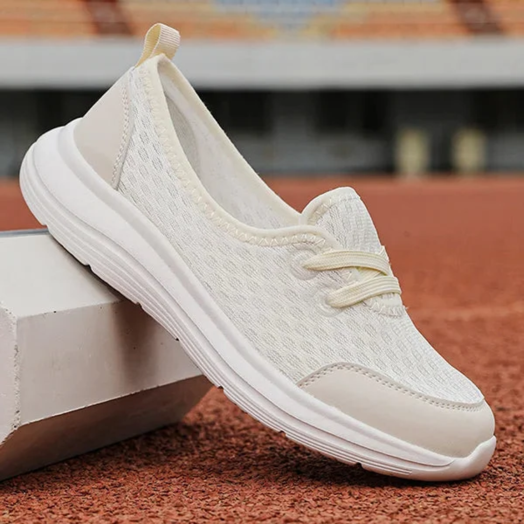 Dames schoenen met zachte zool en mesh voor orthopedisch comfort