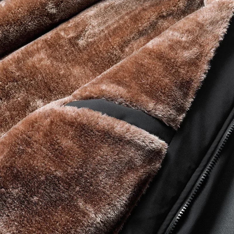 Fleece Gevoerde Warme Winterjas Voor Mannen - Nordelle