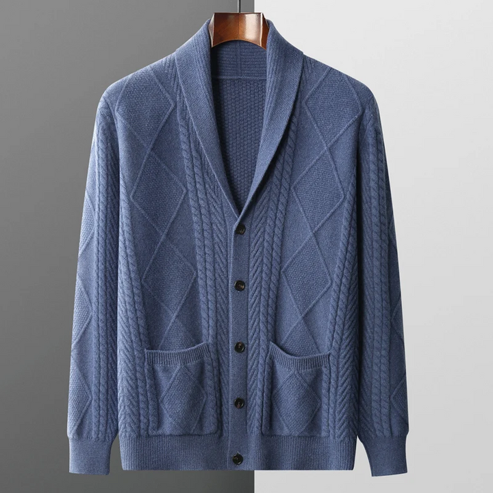 High-End Kasjmier Heren Cardigan Vest - George