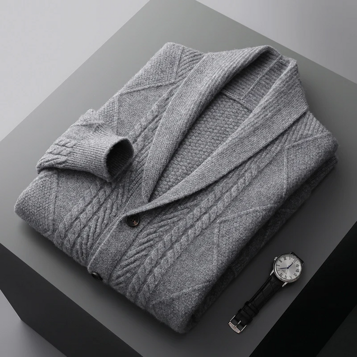 High-End Kasjmier Heren Cardigan Vest - George