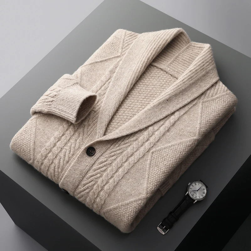 High-End Kasjmier Heren Cardigan Vest - George