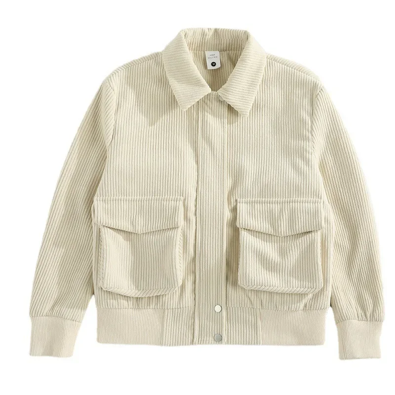 Stijlvolle Dikke Corduroy Heren jas Voor De Winter - Gianni