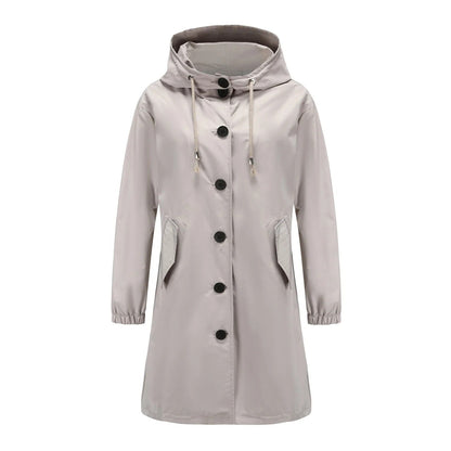 Waterdicht Windjack Parka Met Capuchon - Linda