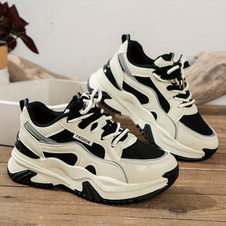 Zara - Stijlvolle Dames Sneakers Met Hoge Zool