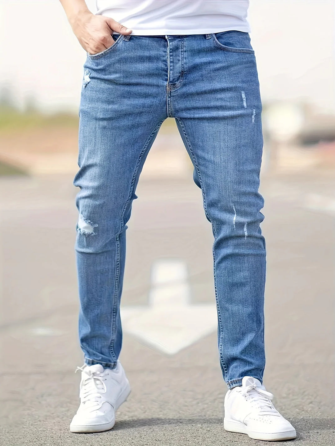 Trendy Slim Fit Denim Jeans Voor Mannen - Charley