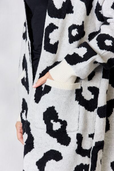 Warm Lang Vest Met Open Voorkant - Sara