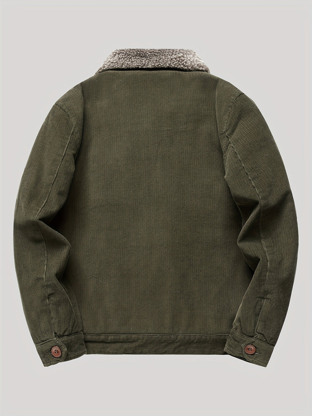 Luxe Corduroy Jas Met Fleece Voering Voor Heren - Gulian