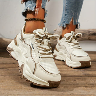 Zara - Stijlvolle Dames Sneakers Met Hoge Zool