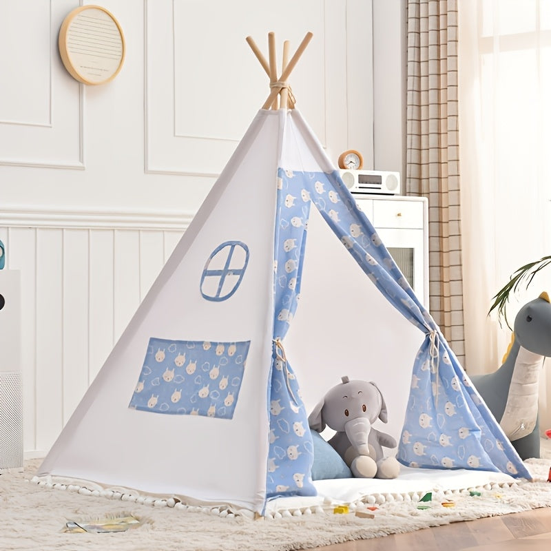 TinyHaven Tipi Tent - Playful and Comfortable for Indoors and Outdoors