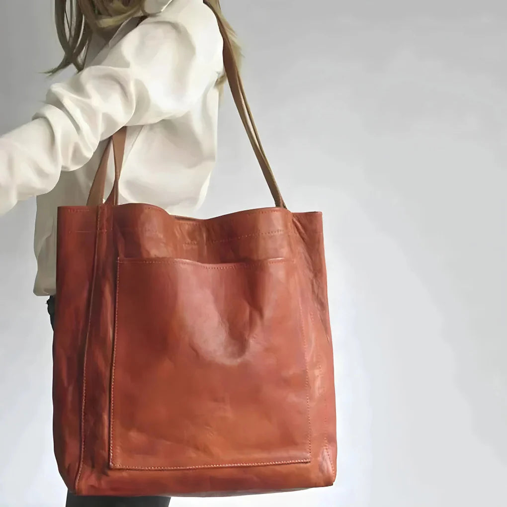 Elegante handtas van zacht leer voor dames