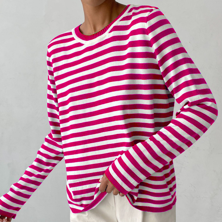 Elin – Gestreepte Sweatshirt Dames