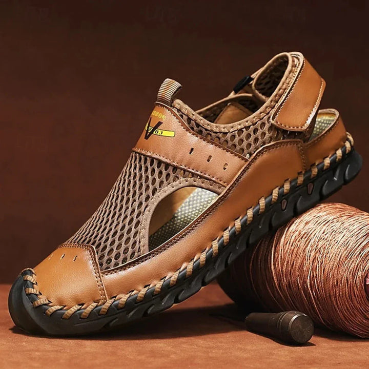 Orthopedische mesh sandalen voor heren