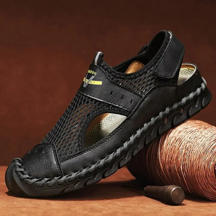 Orthopedische mesh sandalen voor heren