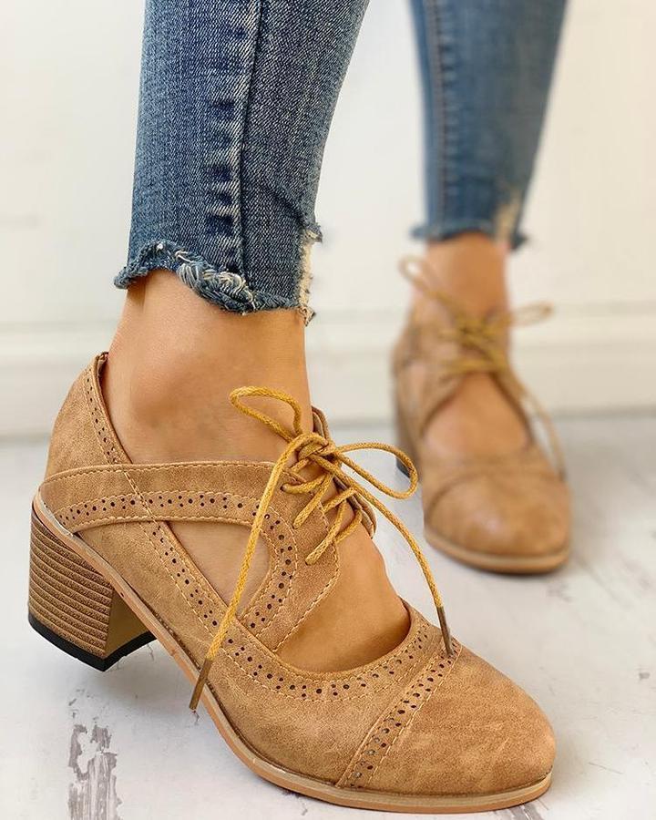 Brogue Hakken Dames