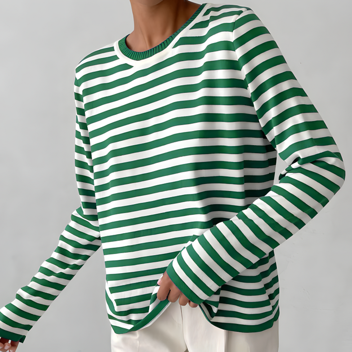 Elin – Gestreepte Sweatshirt Dames
