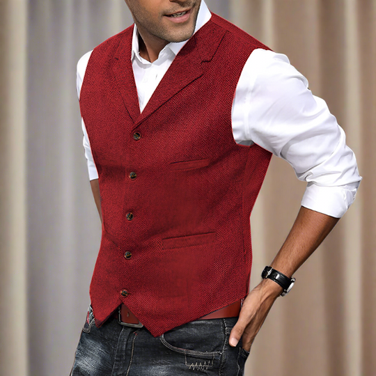 Luxe Mouwloos Vest Voor Heren - Frank Capri (Pre-sale)