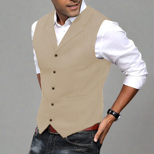 Luxe Mouwloos Vest Voor Heren - Frank Capri (Pre-sale)