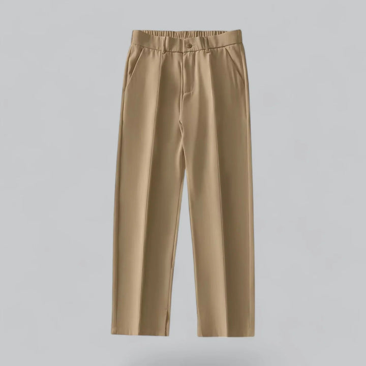 Stijlvolle En Comfortabele Heren Broek Met Wijde Pijpen - Nova