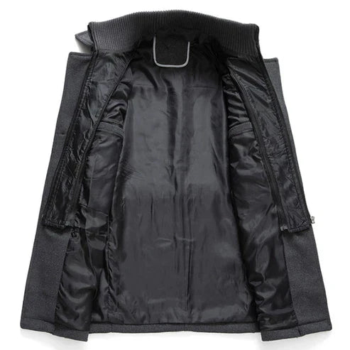 Luxe Heren Winterjas Met Kraag - Antwan
