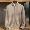Merino Wollen Vest Met Rits Full-Zip - Xavier