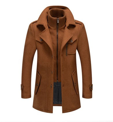 Luxe Heren Winterjas Met Kraag - Antwan