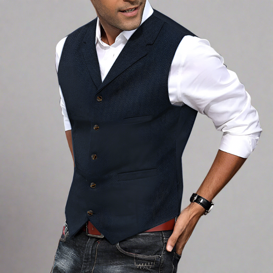 Luxe Mouwloos Vest Voor Heren - Frank Capri (Pre-sale)