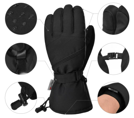 Warme Heren Handschoenen met Wind - En Waterdichte Bescherming - Eirfall