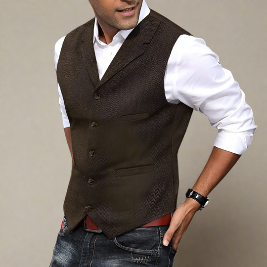 Luxe Mouwloos Vest Voor Heren - Frank Capri (Pre-sale)