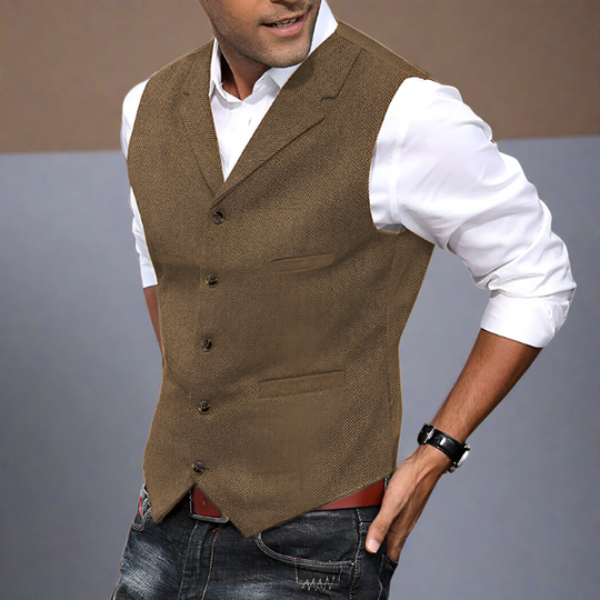 Luxe Mouwloos Vest Voor Heren - Frank Capri (Pre-sale)