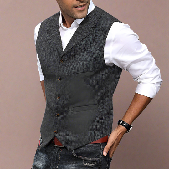 Luxe Mouwloos Vest Voor Heren - Frank Capri (Pre-sale)