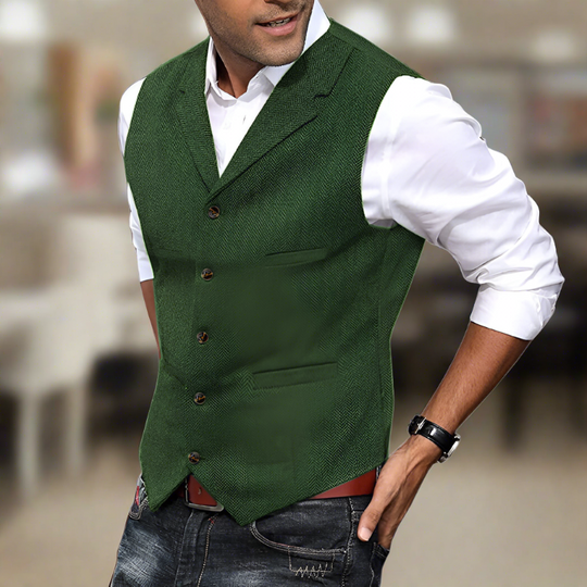Luxe Mouwloos Vest Voor Heren - Frank Capri (Pre-sale)