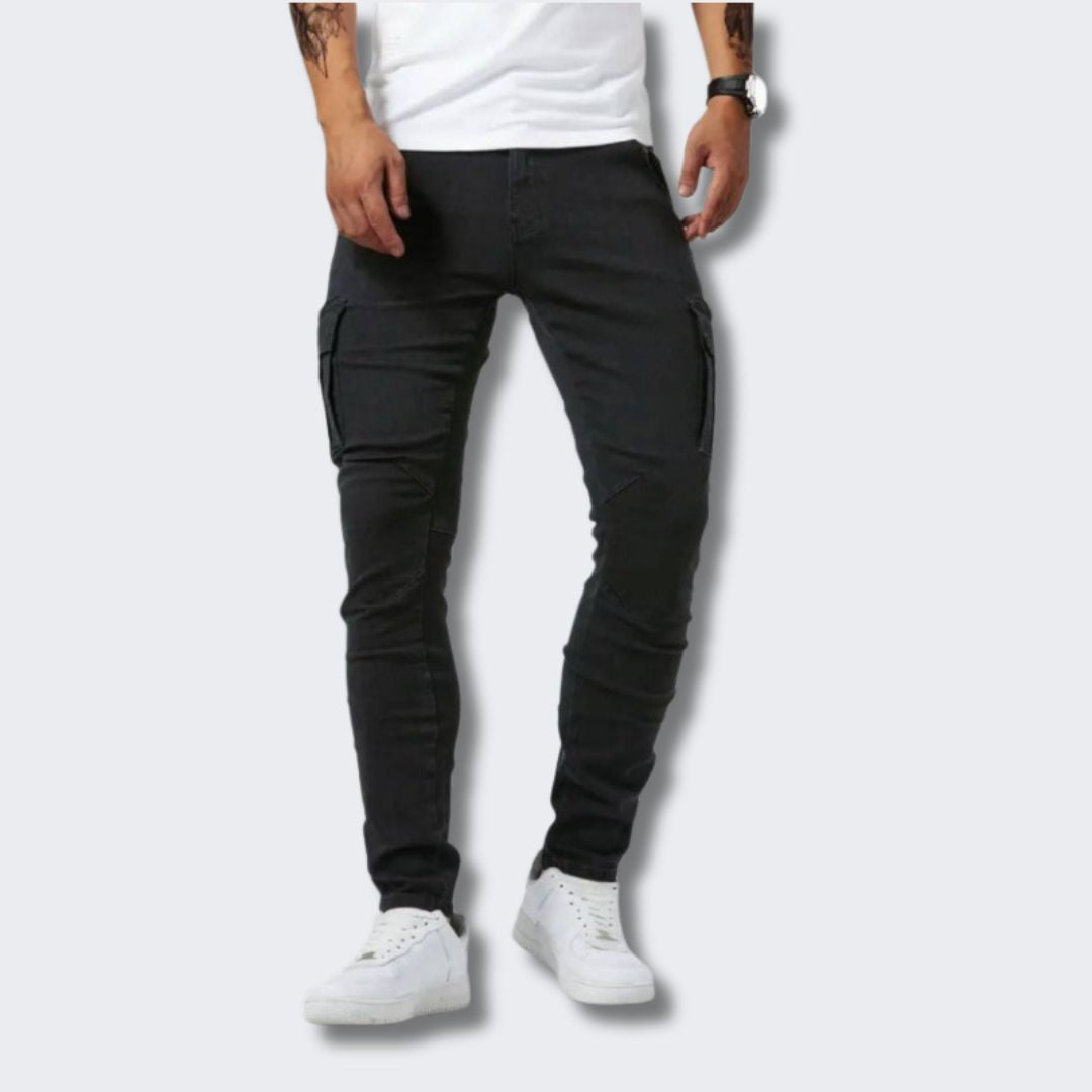 Comfortabele Slim-Fit Cargo Broek Voor Heren - Gino