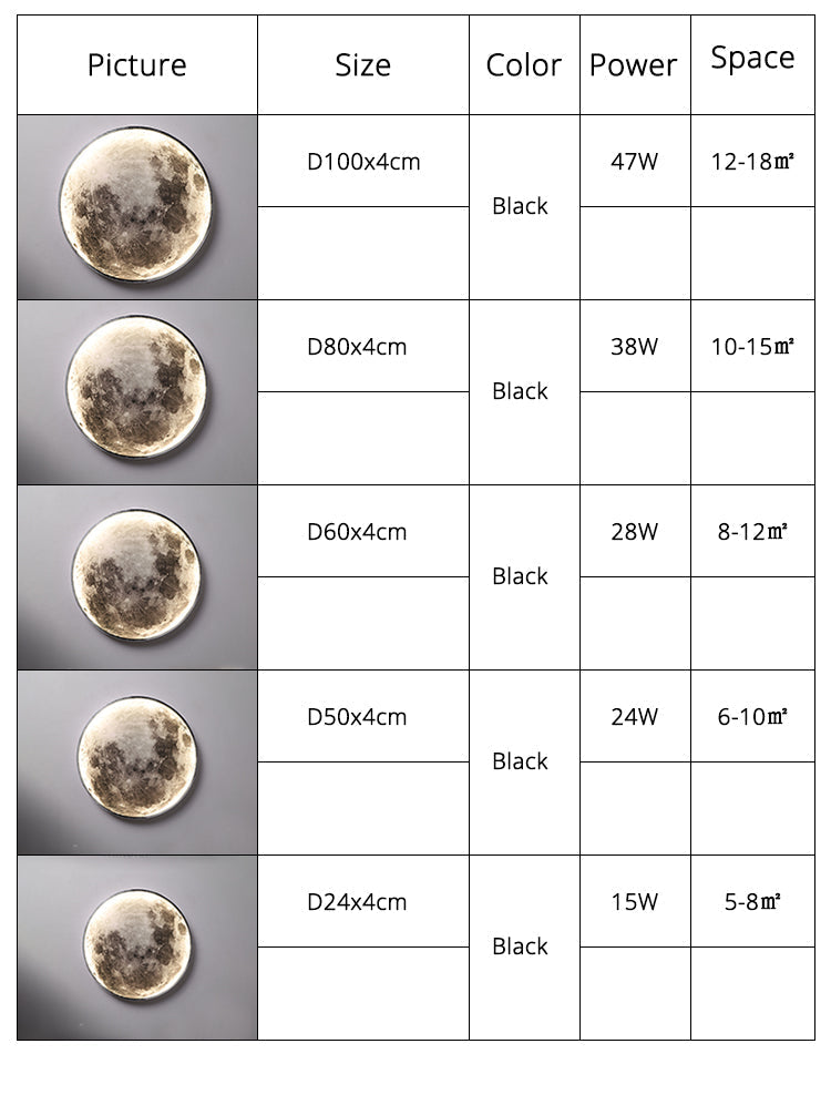 3D LED Maan of Aarde Plafond- of Wandlamp - Magische Verlichting voor Jouw Ruimte