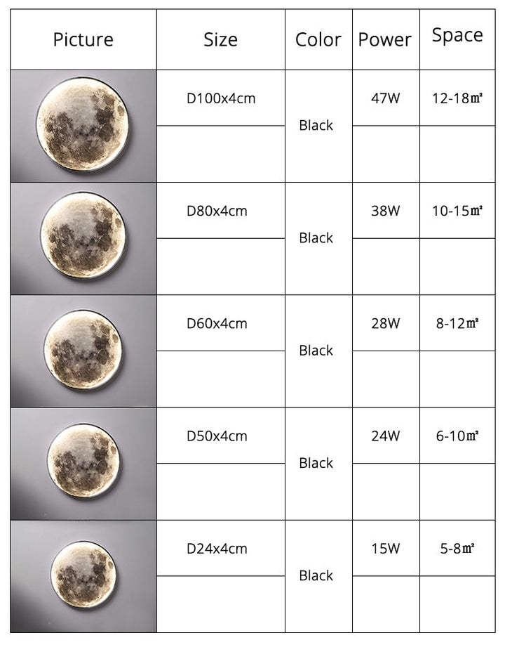 3D LED Maan of Aarde Plafond- of Wandlamp - Magische Verlichting voor Jouw Ruimte