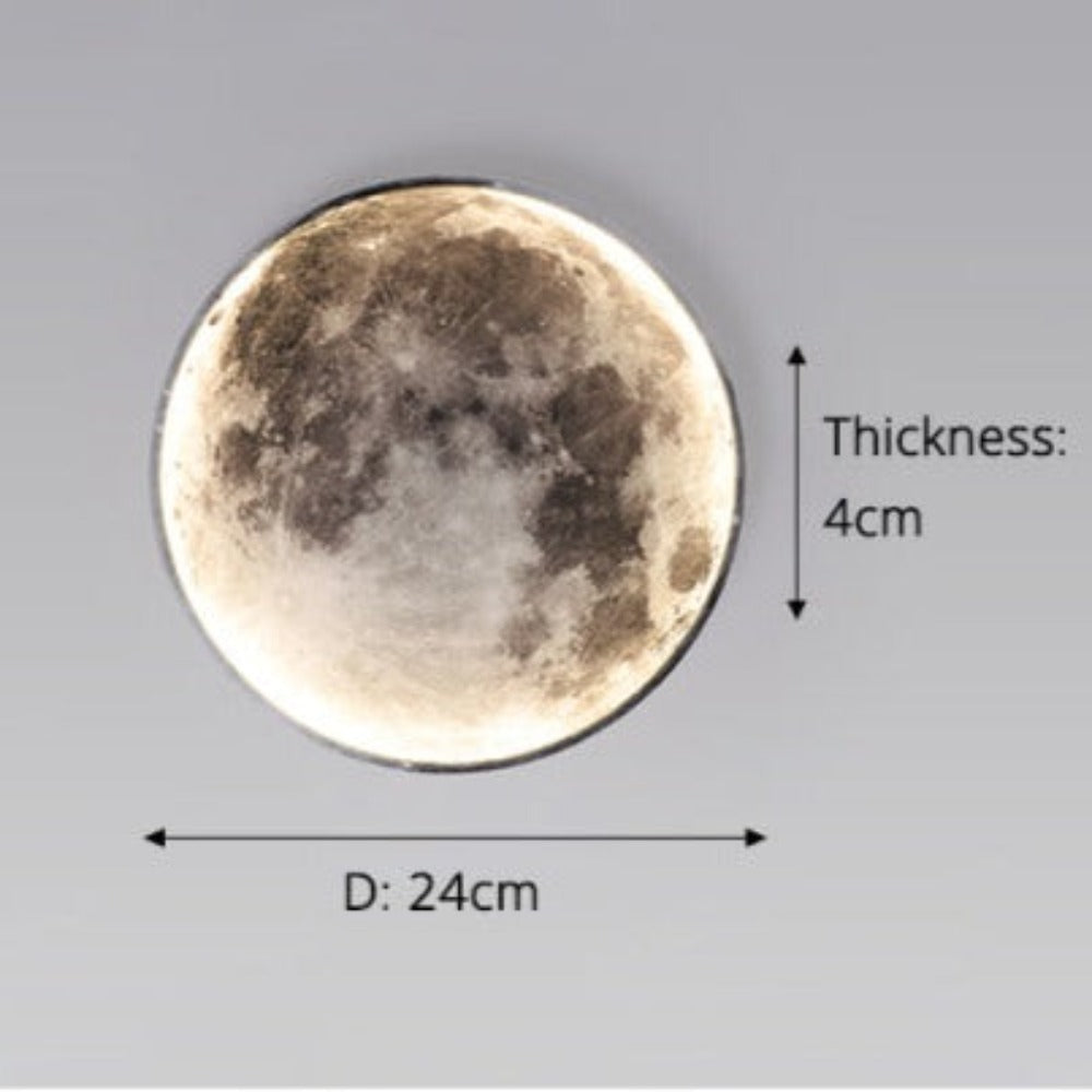 3D LED Maan of Aarde Plafond- of Wandlamp - Magische Verlichting voor Jouw Ruimte