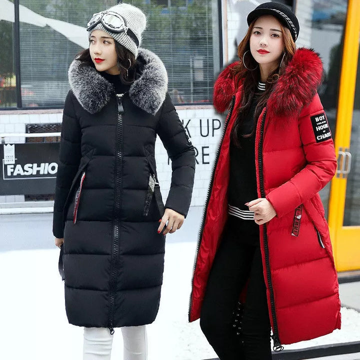 Dames Winter Parka met Bontkraag