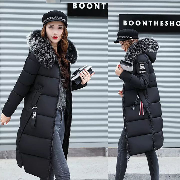 Dames Winter Parka met Bontkraag