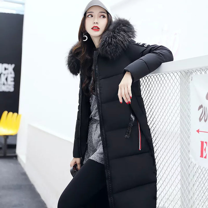 Dames Winter Parka met Bontkraag