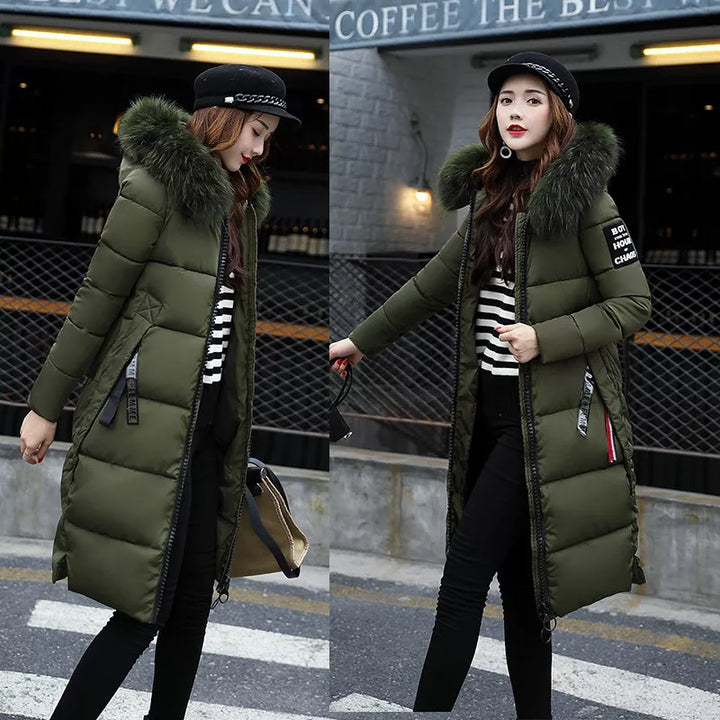 Dames Winter Parka met Bontkraag