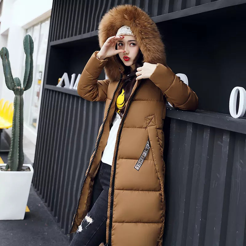 Dames Winter Parka met Bontkraag