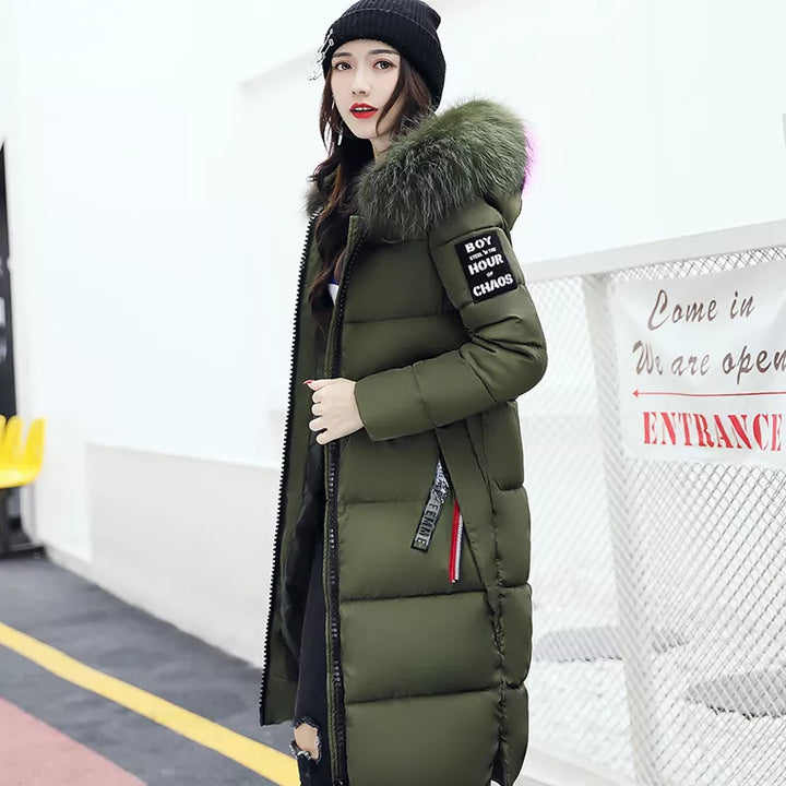 Dames Winter Parka met Bontkraag