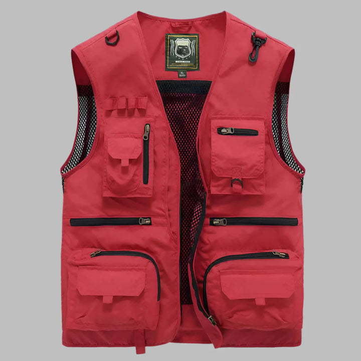 Zomervest met meerdere zakken