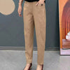 Katoenen Relax Fit Broek met Elastische Taille